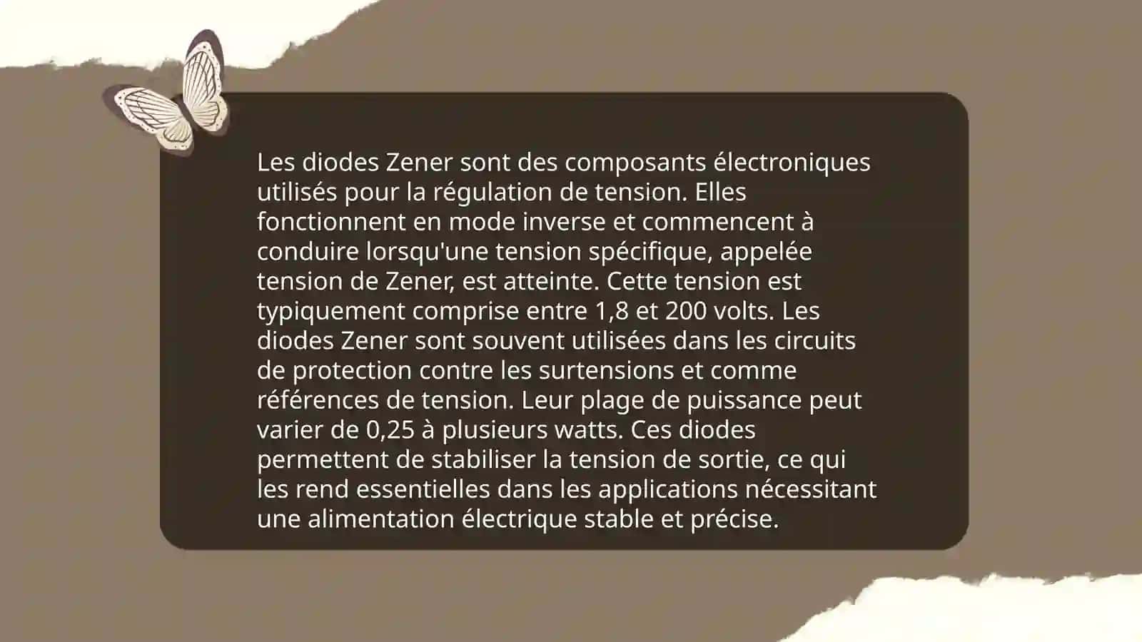 Les diodes spéciale 3