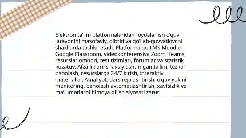 Elektron ta’lim platformalari 3