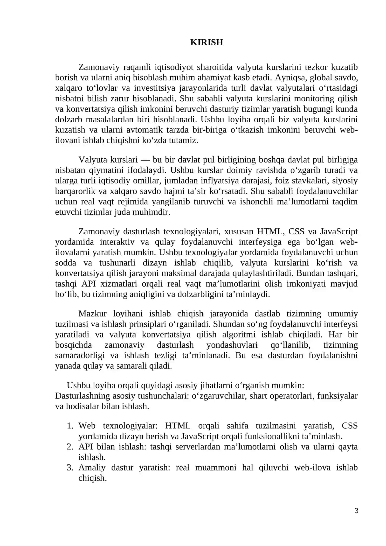 Valyuta Kurslari Monitoringi va Konvertatsiya Tizimi 3