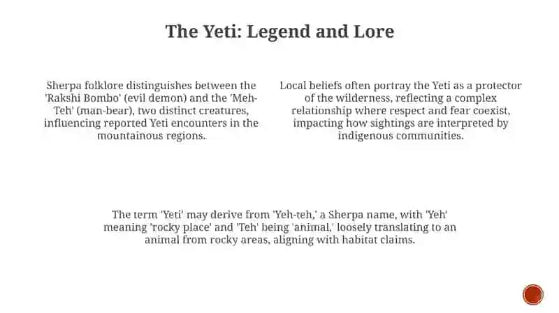 The Yeti: Legend and Lore 3