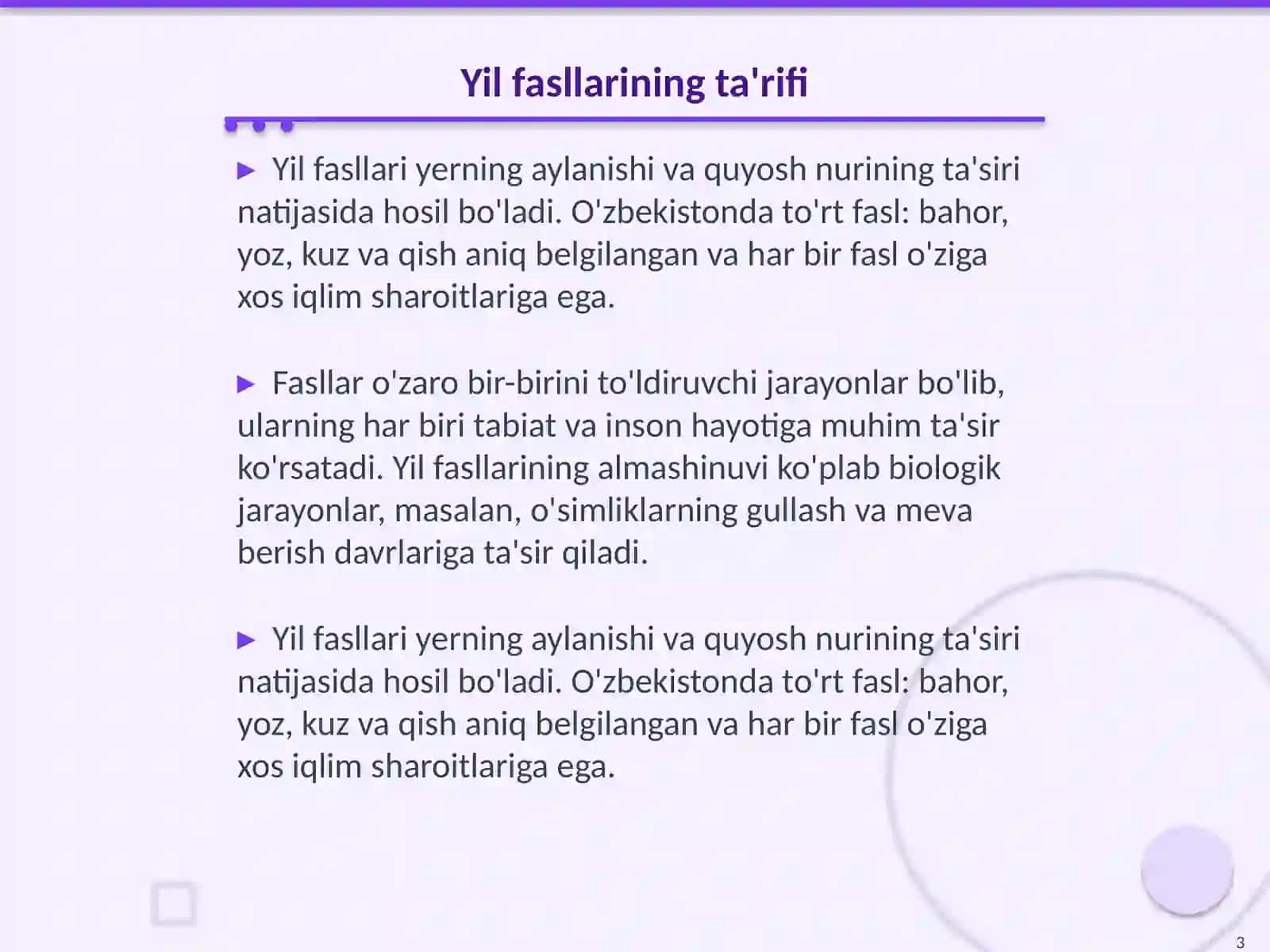 Yil fasllari 3