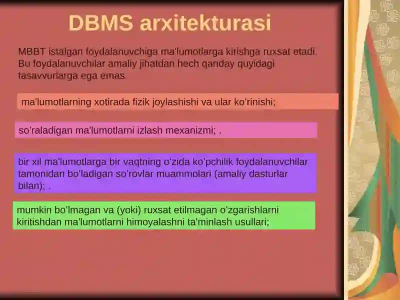 Microsoft Access dama'lumotlar bazasi 3