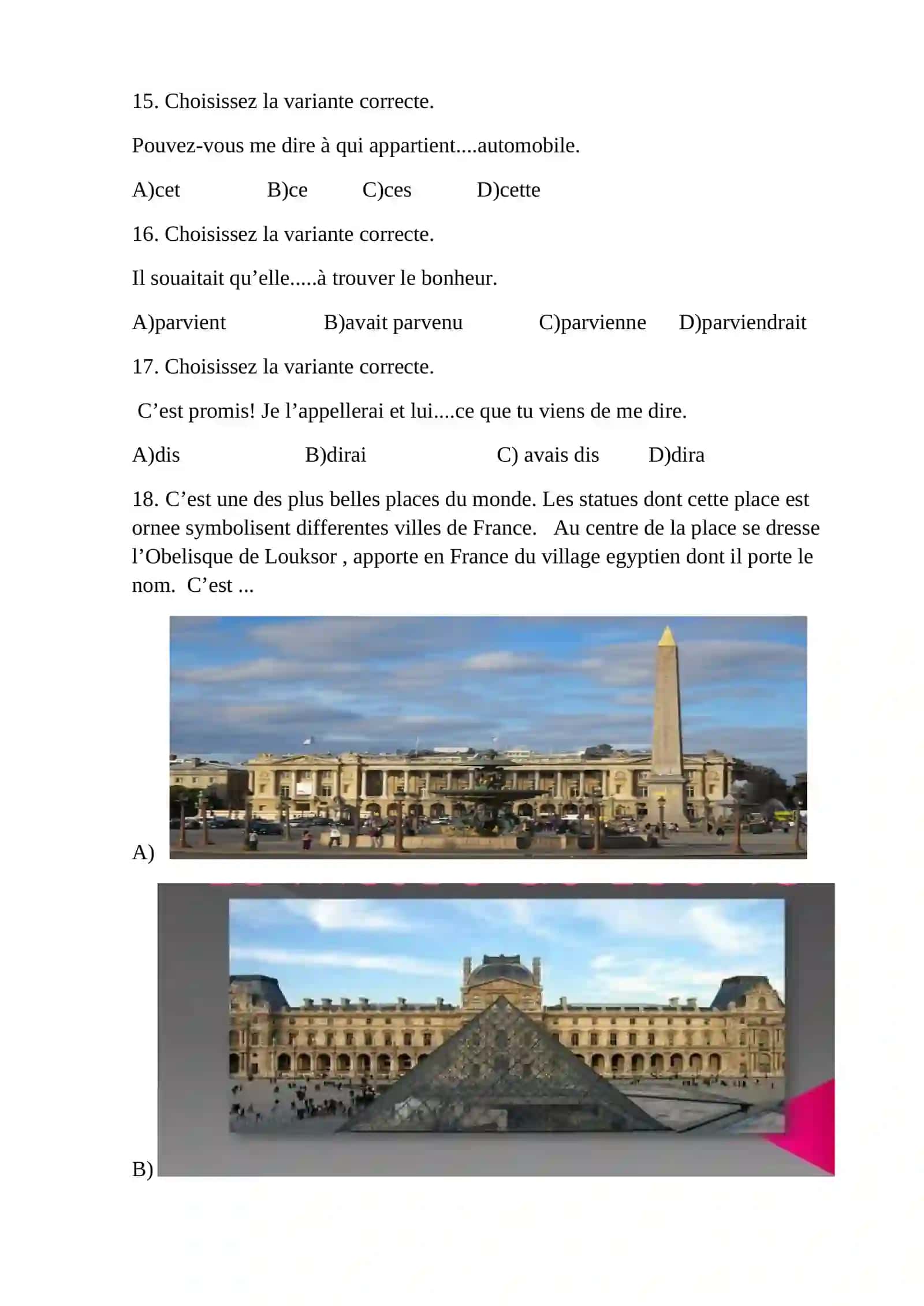 Test français 3