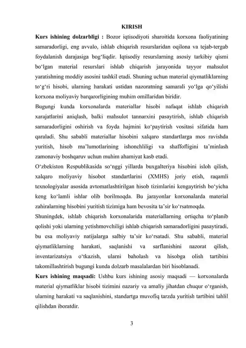 materiallarni hisobga olish 3