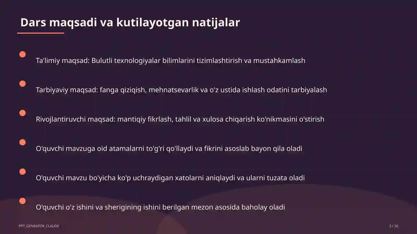 Bulutli texnologiyalar (11-sinf) 3