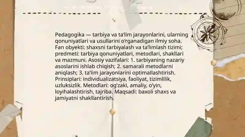 Pedagogikaga oid terminlar glossariysi 3