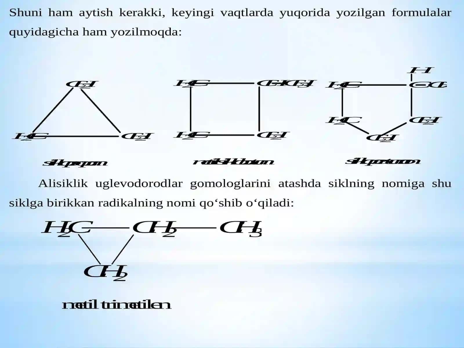 Sikloalkanlar 3