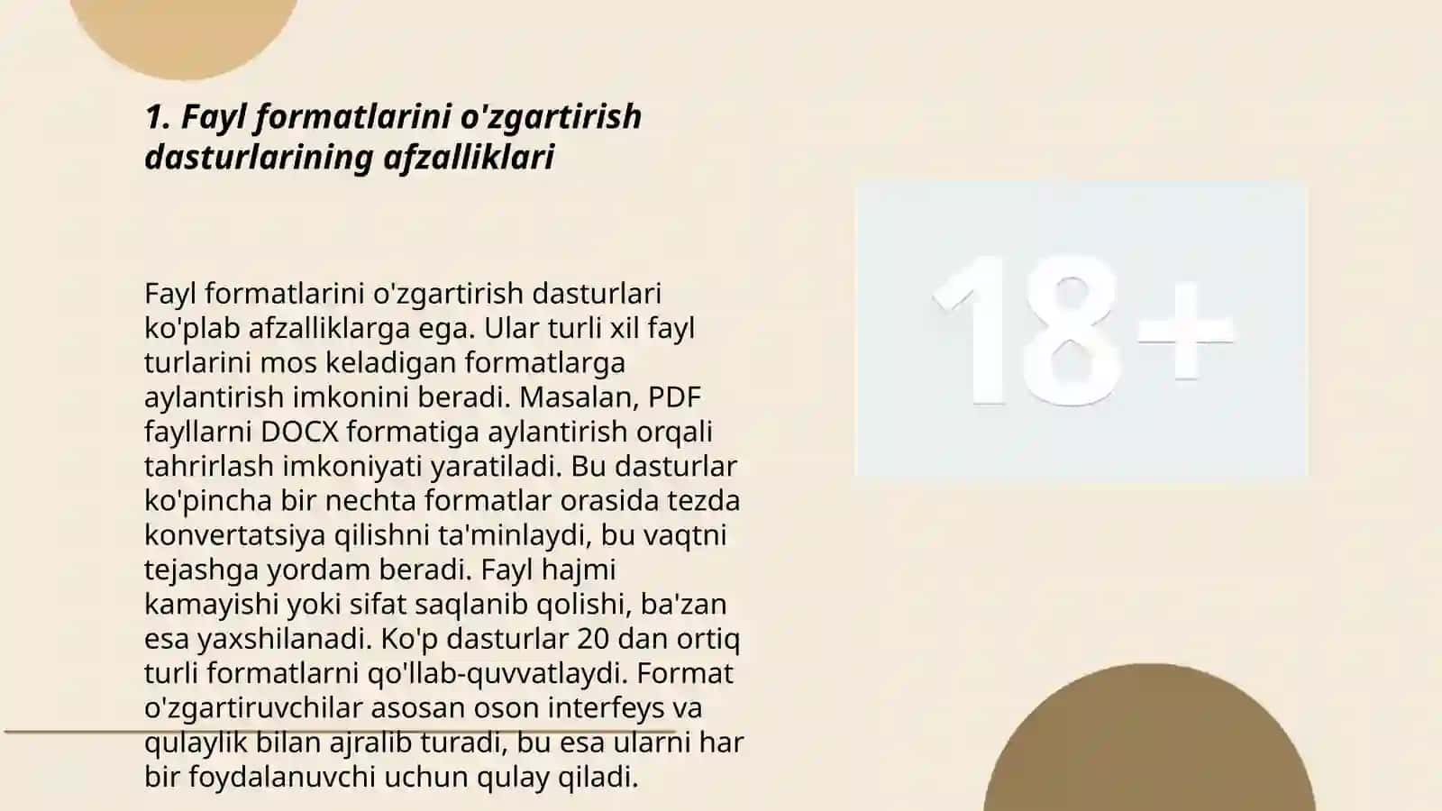 Fayl formatlarini o'zgartirish dasturi 3