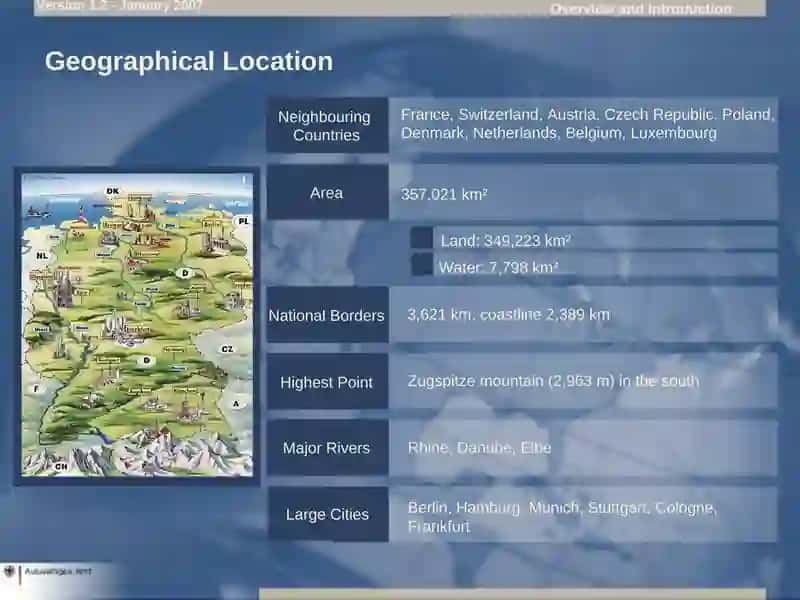 DeutschlandGermany – an Overview 3