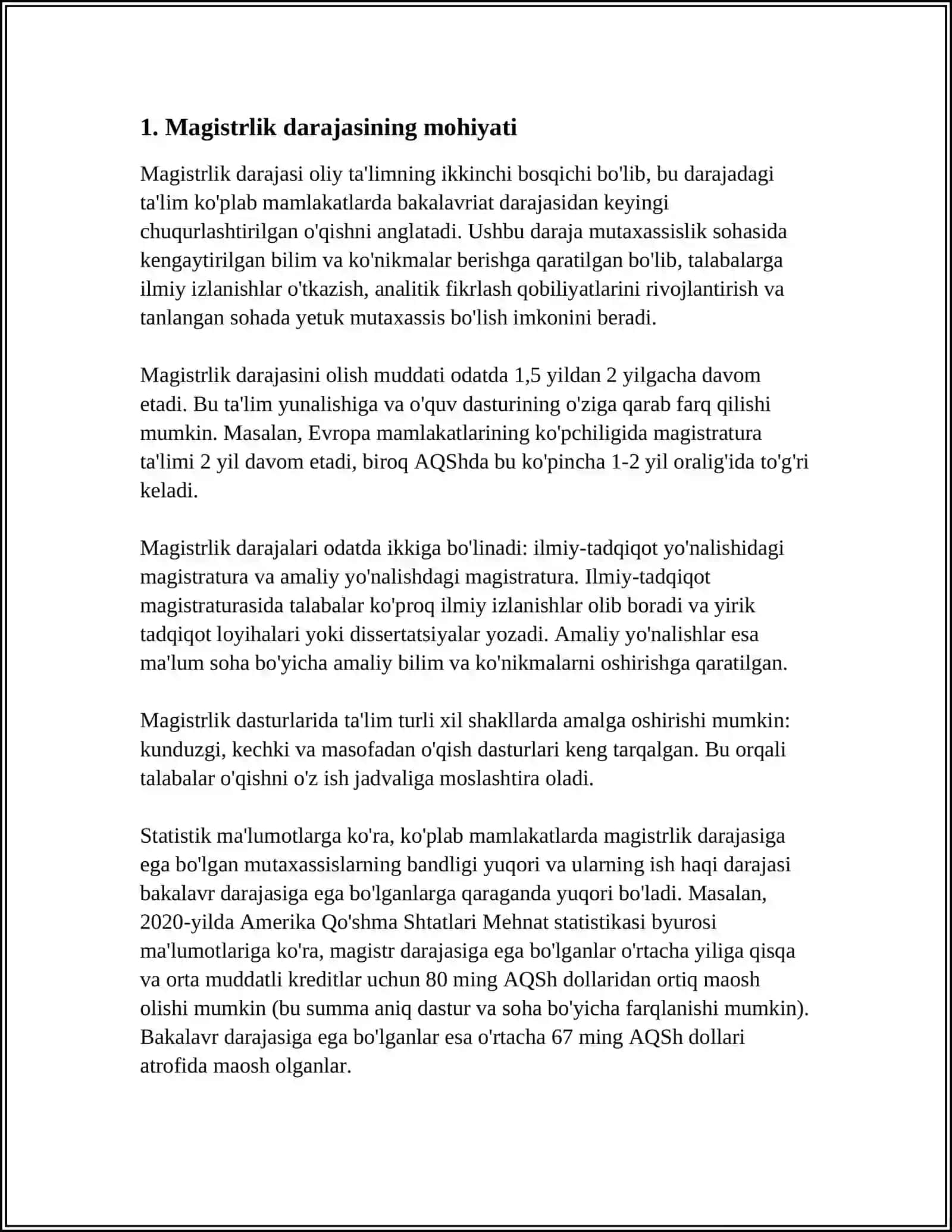 MAGISTRLIK DISSERTATSIYASI TUSHUNCHASI VA UNING XUSUSIYATLARI 3