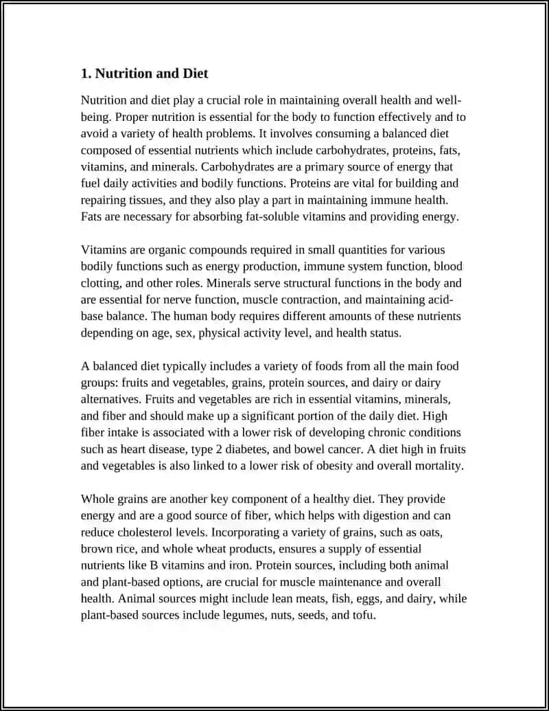 NUTRITION AND DIET 3
