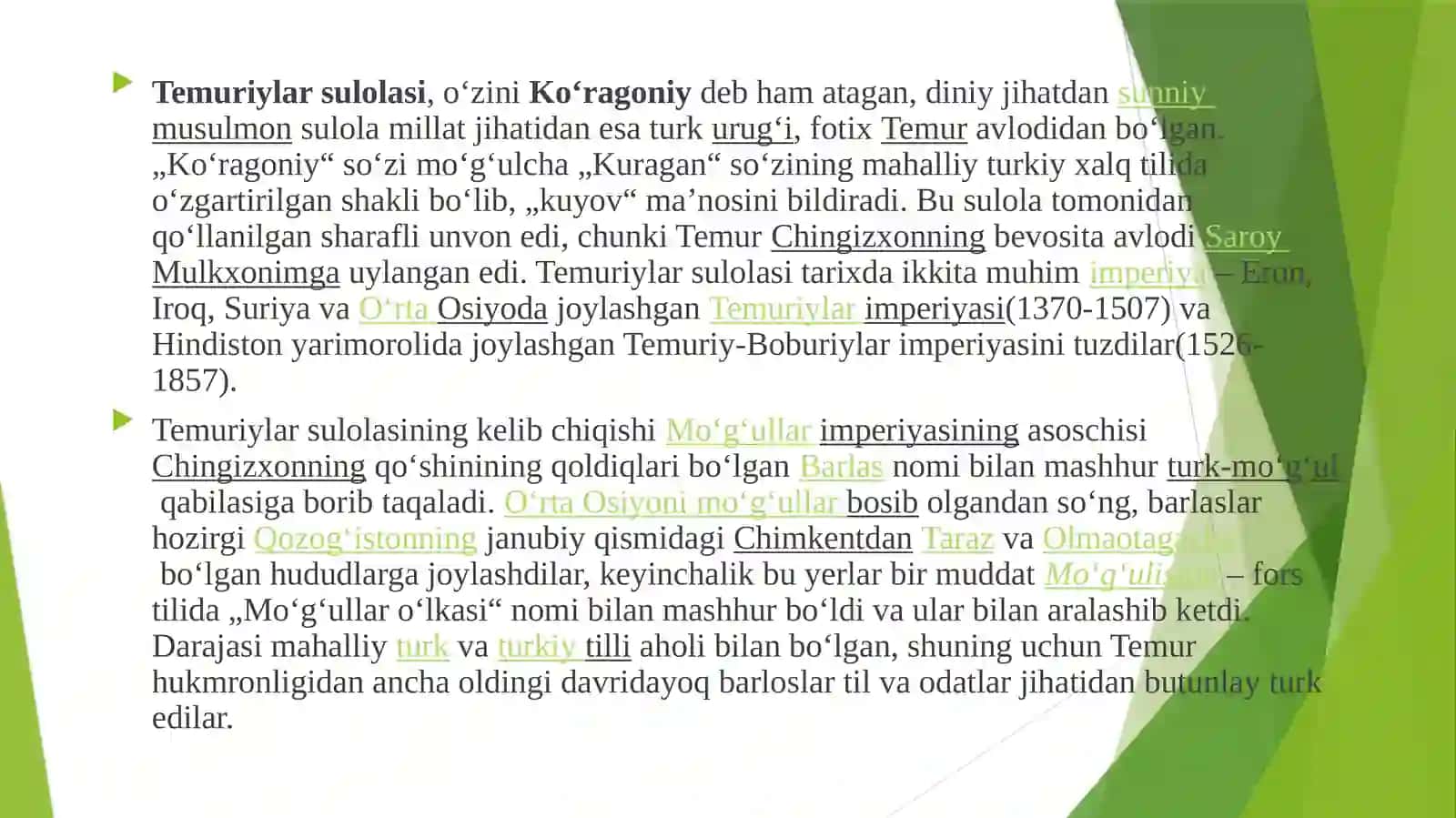 TEMURIYLAR HUKMDORLARI 3