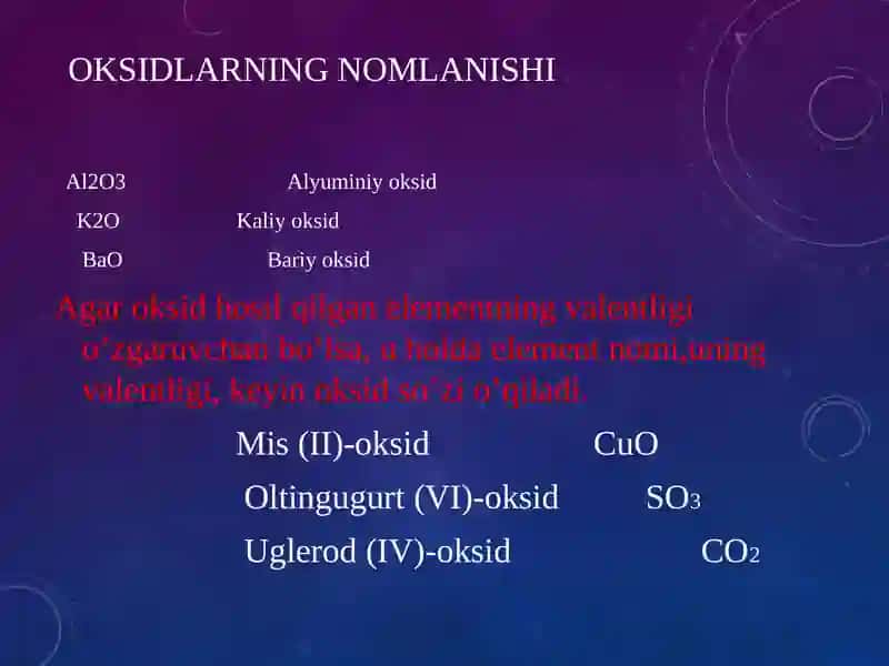 OKSIDLAR 3