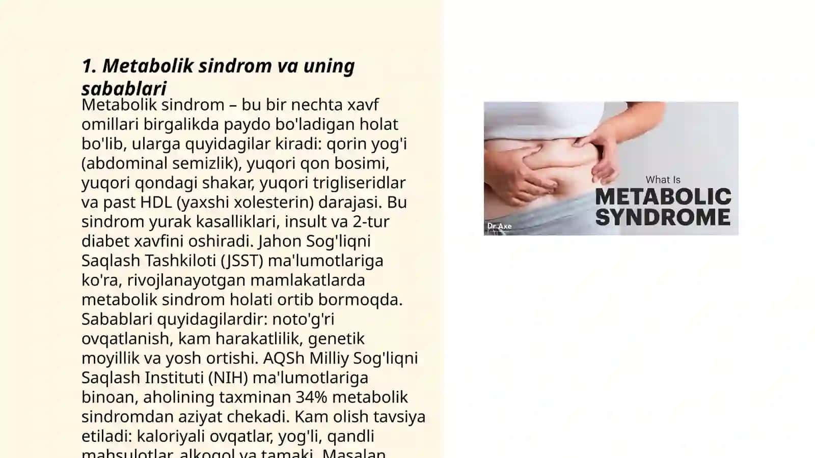 Metabolik sindrom 3