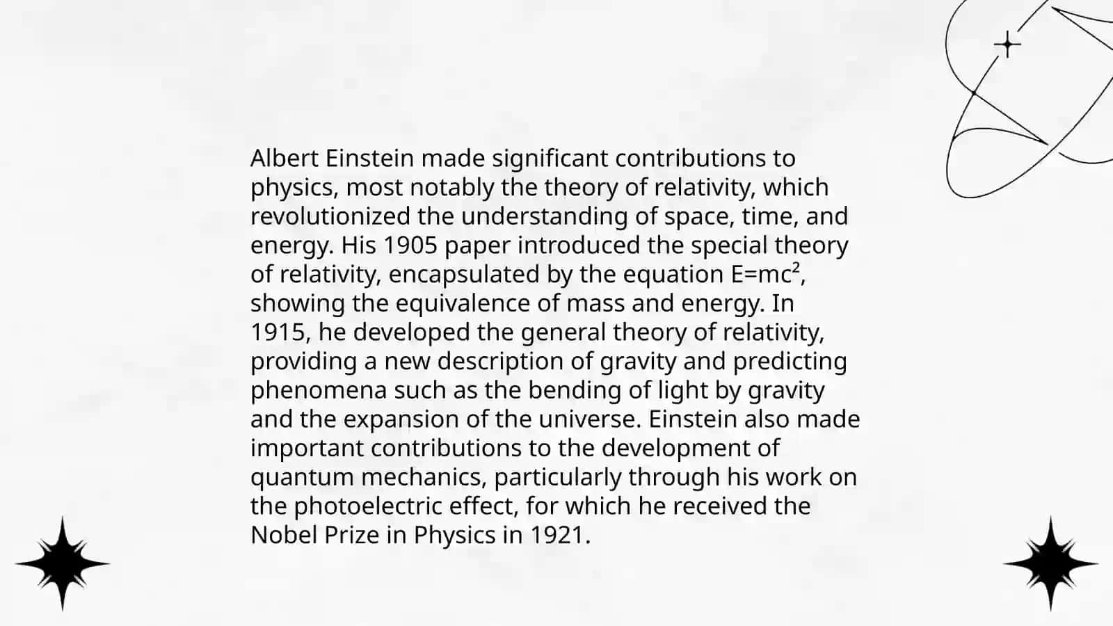 Contributions of Albert Einstein to Physics 3