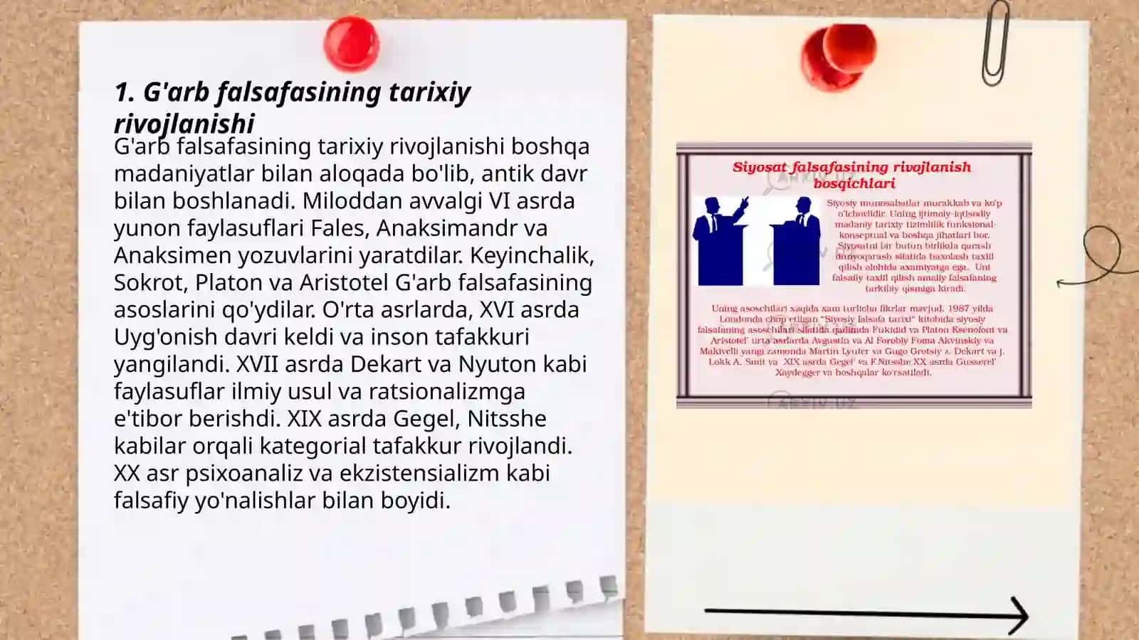 G'arb falsafaning ustuvor yo’nalishlari va ularning fan taraqqiyotiga ta’siri 3