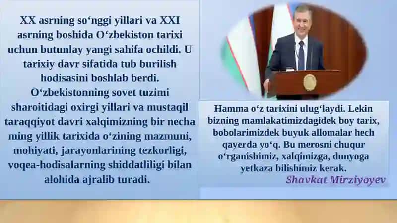 O‘zbekistonning eng yangi tarixi 3