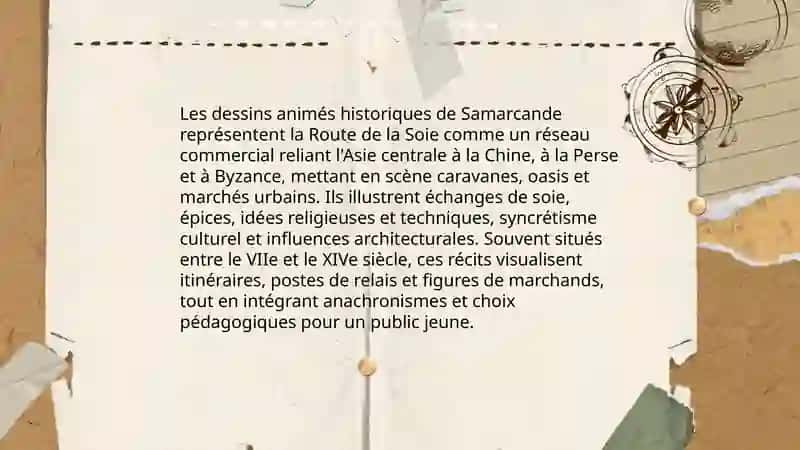 Les dessins animés historiques de Samarcande 3