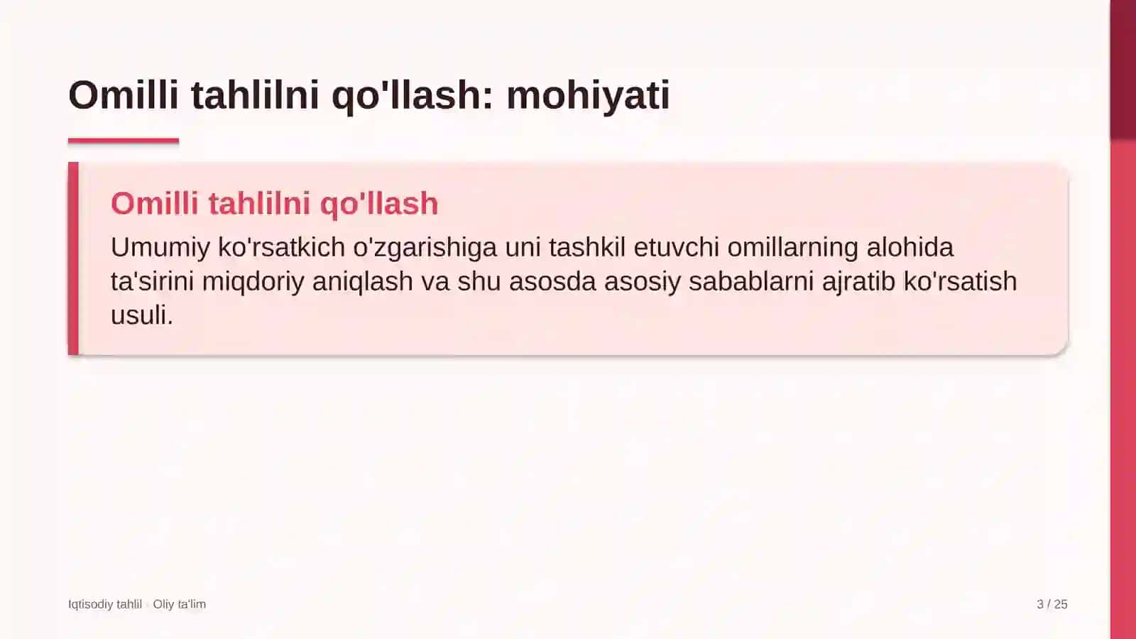 Folklor jamoalarida omilli tahlilni qo'llash 3