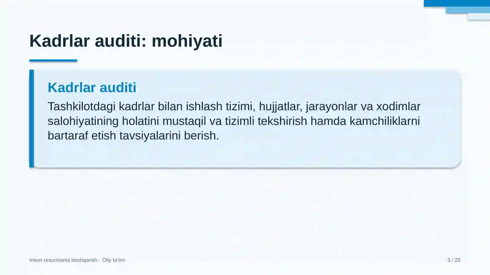 Ipakchilik sanoatida kadrlar auditi 3