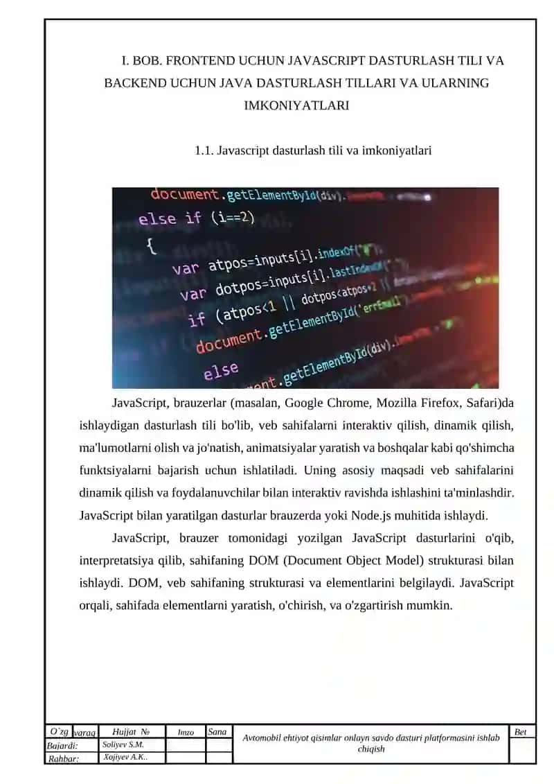 Web sahifalar va web ilovalar 3