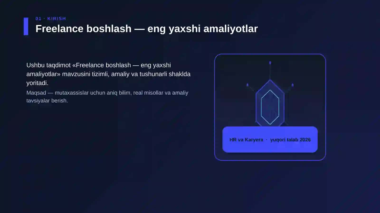 Freelance boshlash — eng yaxshi amaliyotlar 3