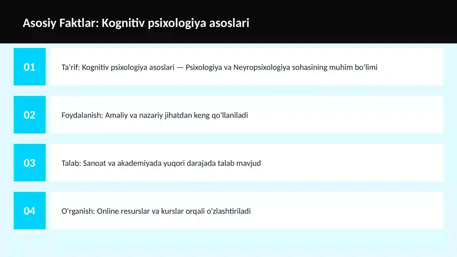 Kognitiv psixologiya asoslari 3