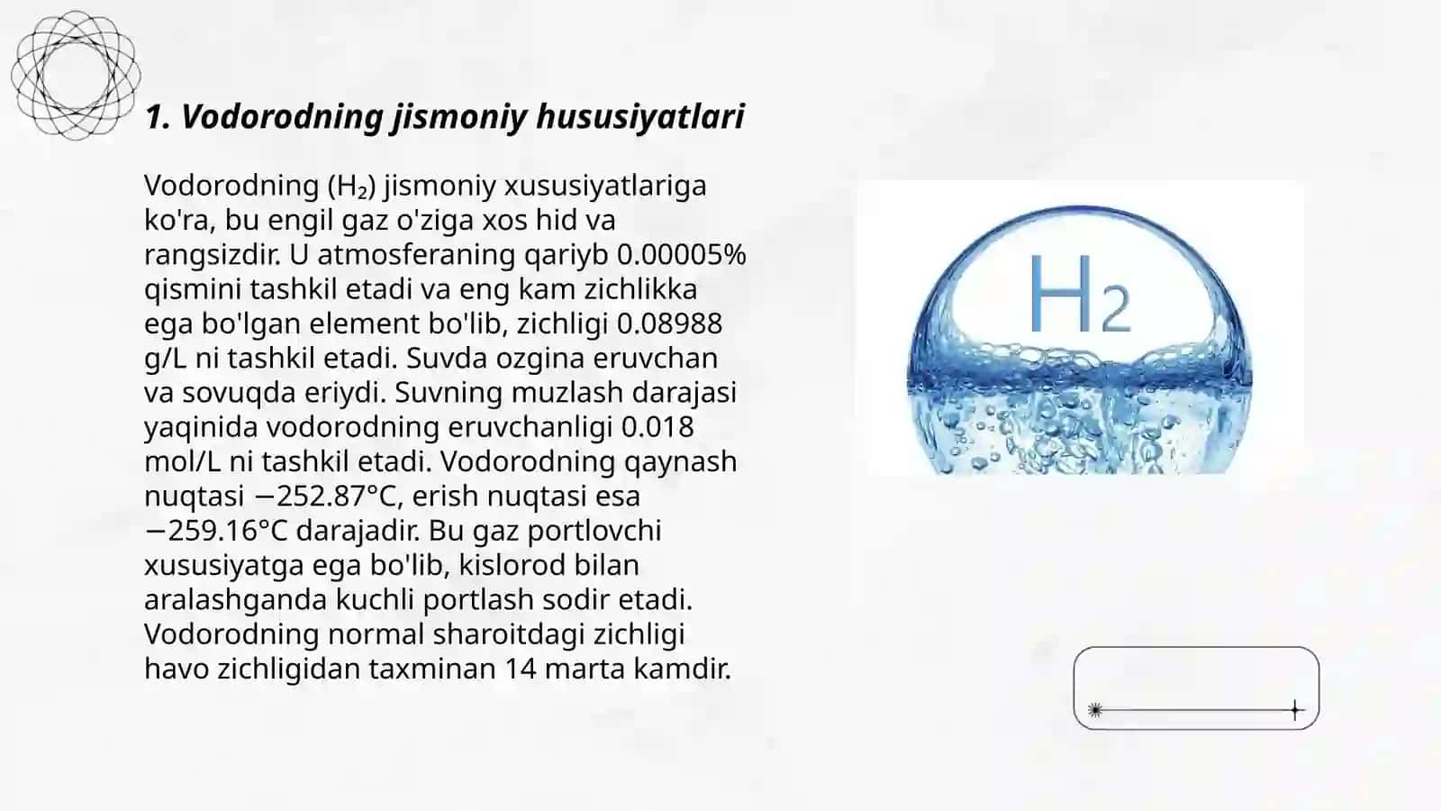 Vodorodning hususiyatlari 3
