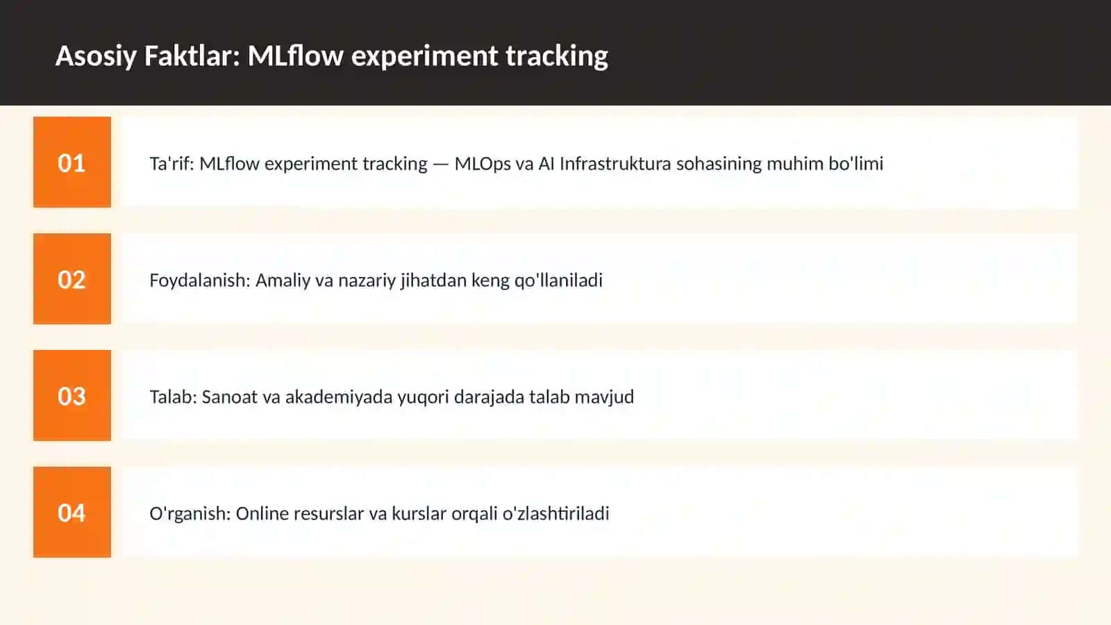 MLflow experiment tracking 3