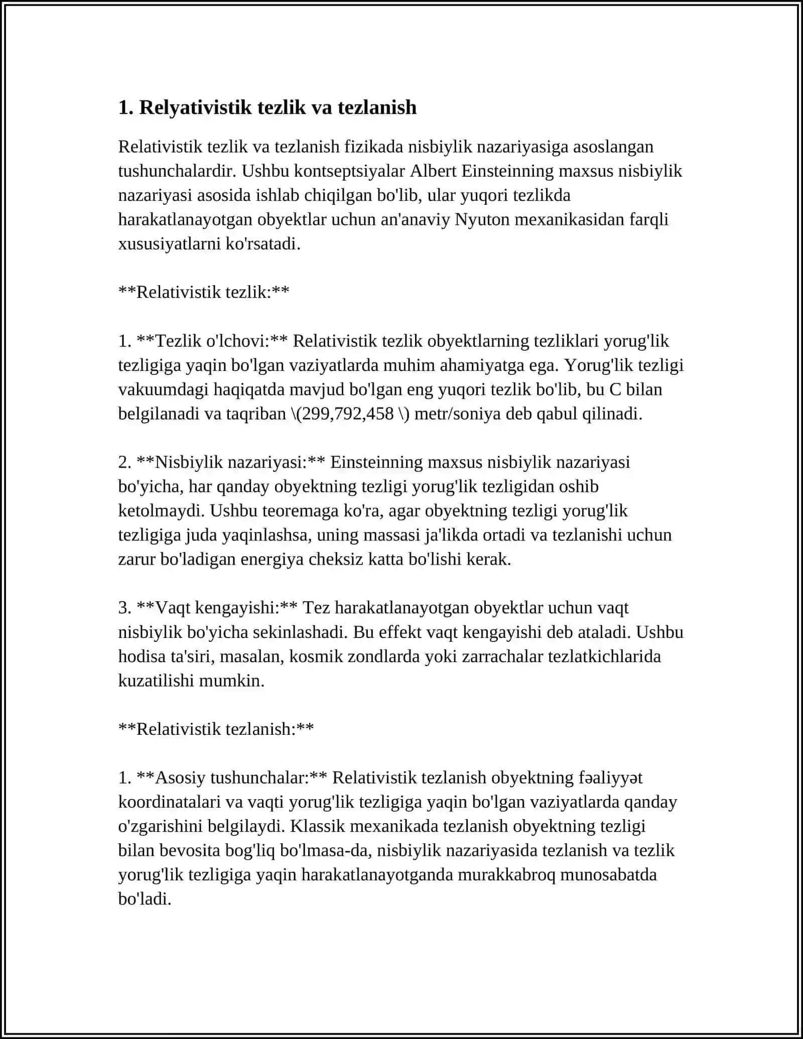 RELYATIVISTIK DINAMIKA ELEMENTLARI 3