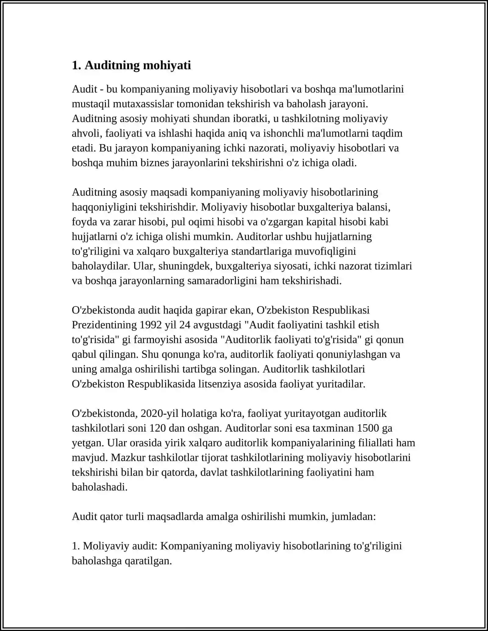 AUDITNING MOHIYATI VA RIVOJLANISH TARIXI 3