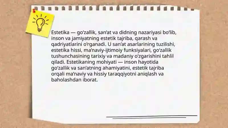 Estetika 3