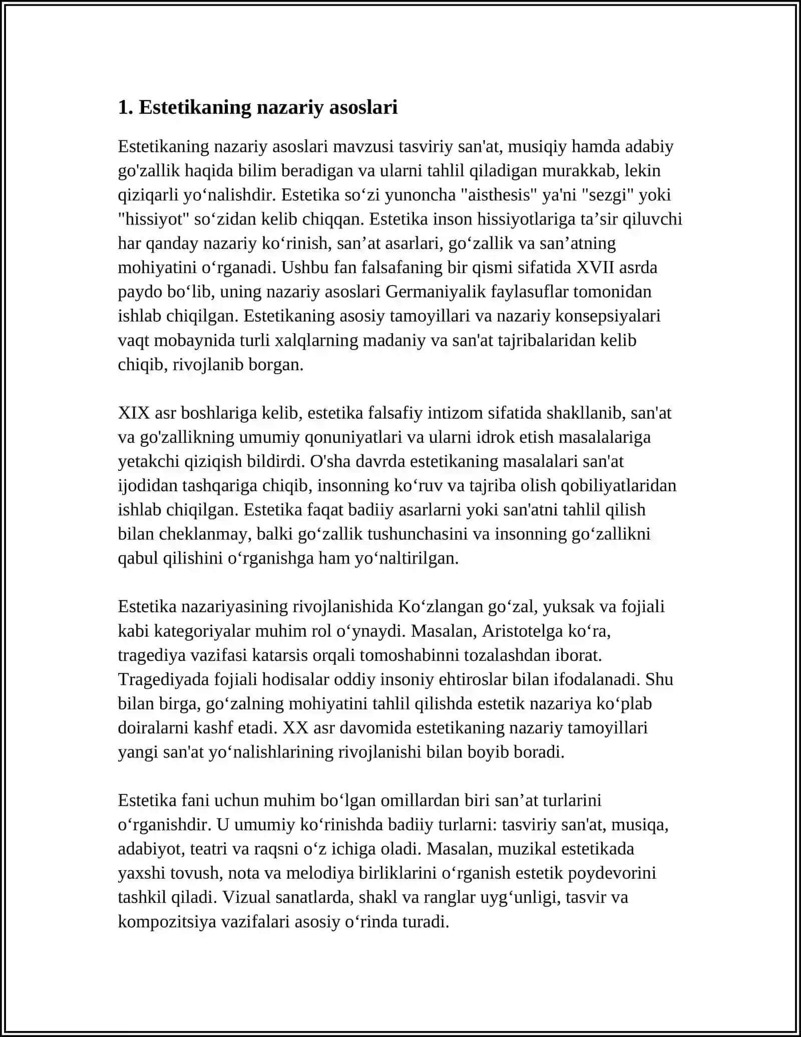 ESTETIKA 3