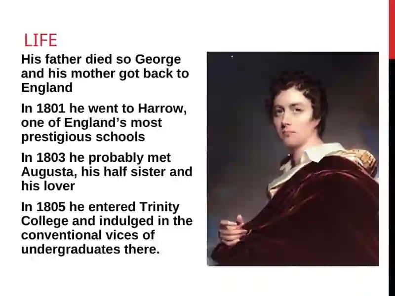 GEORGE GORDON LORDBYRON1788-1824 3