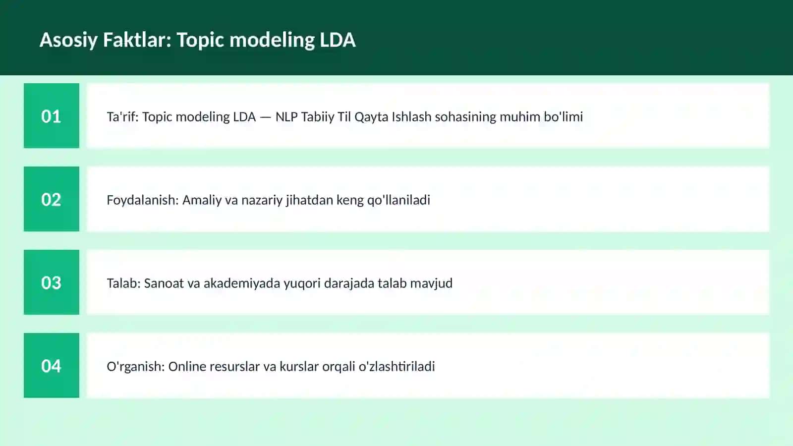 Topic modeling LDA 3