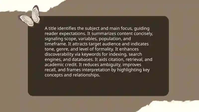 Titles and abstracts 3