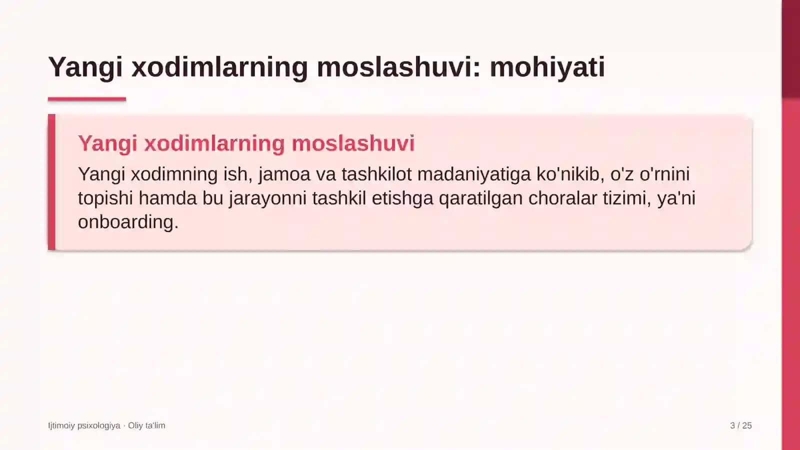 Kitob nashr etishda yangi xodimlarning ijtimoiy-psixologik moslashuvi 3