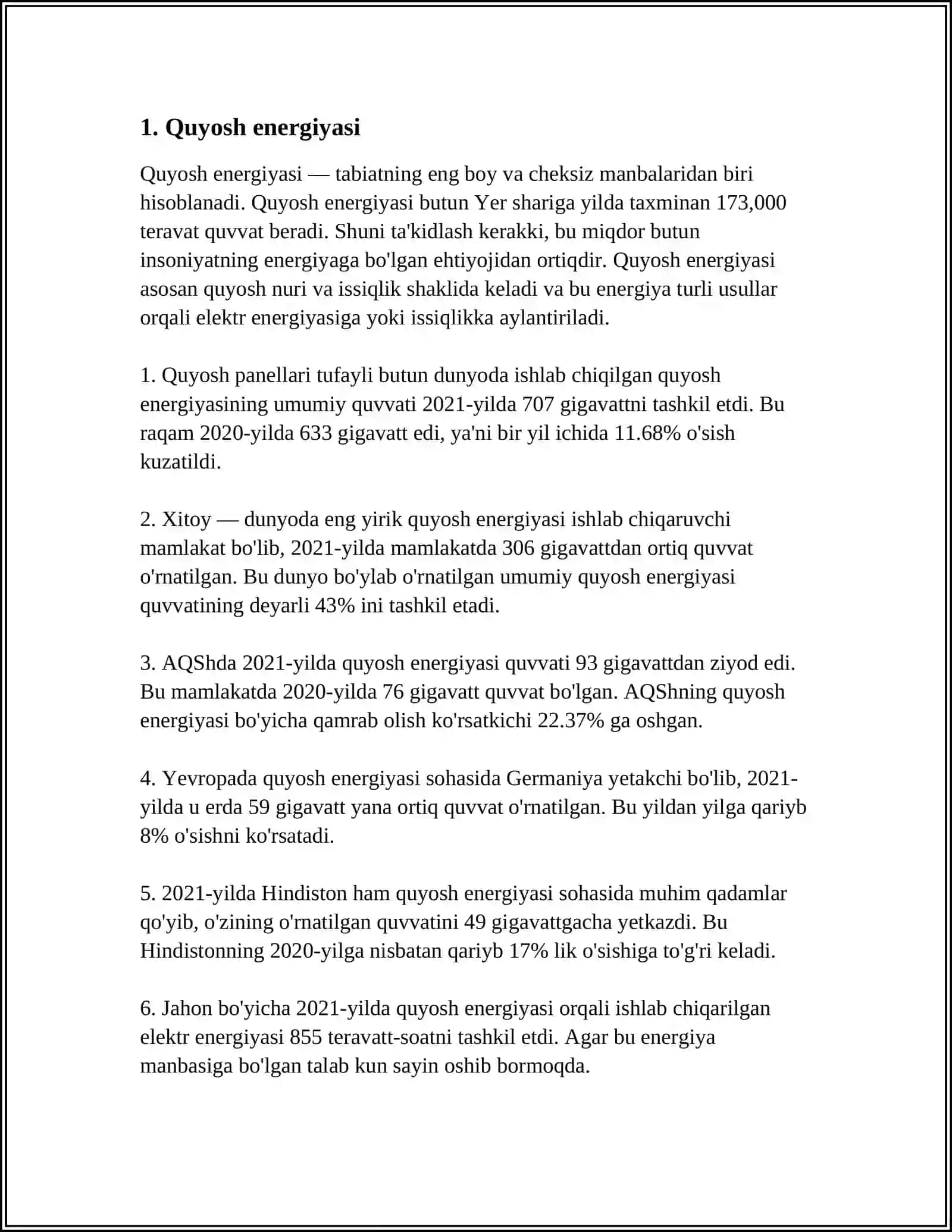 QAYTA TIKLANUVCHAN ENERGIYA MANBALARI 3