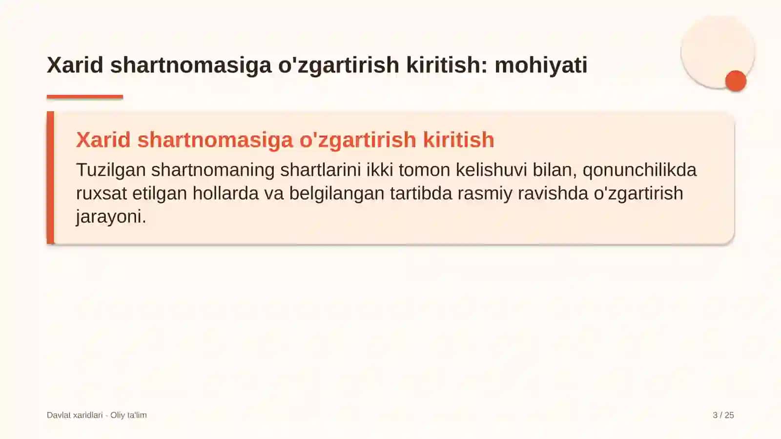 telegram kanallarida xarid shartnomasiga o'zgartirishlar kiritish tartibi 6011 3