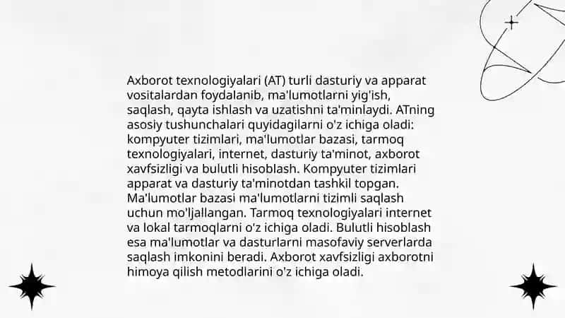 Axborot texnologiyalari 3