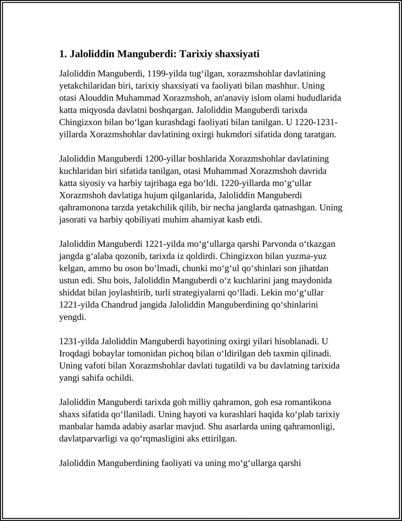 Jaloliddin Manguberdi 3