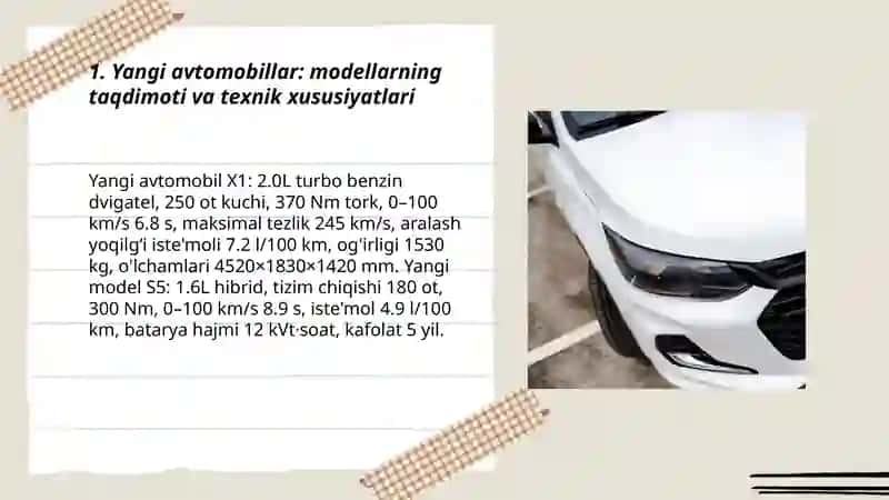 Yangi avtomobillar 3