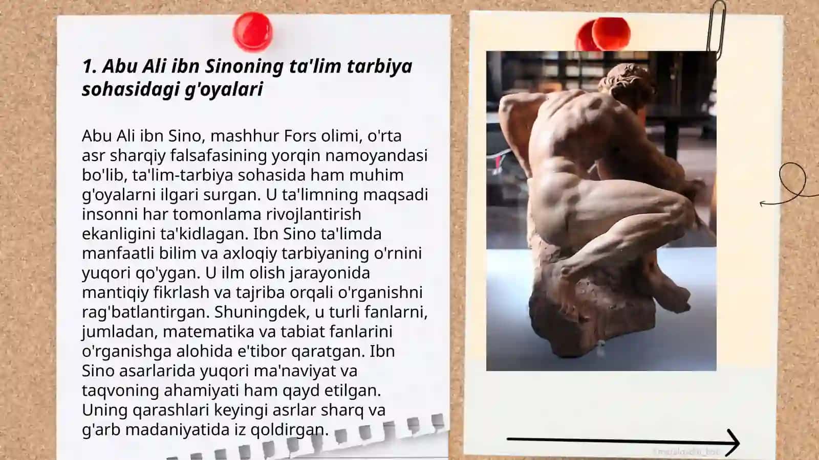Sharq uygʻonish davrida taʼlim tarbiya masalalari.Abu Ali ibn Sino 3