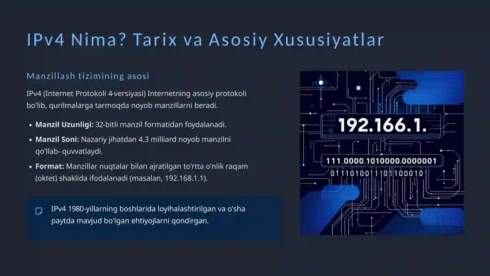 IPv4 va IPv6: Internet Kelajagi 3