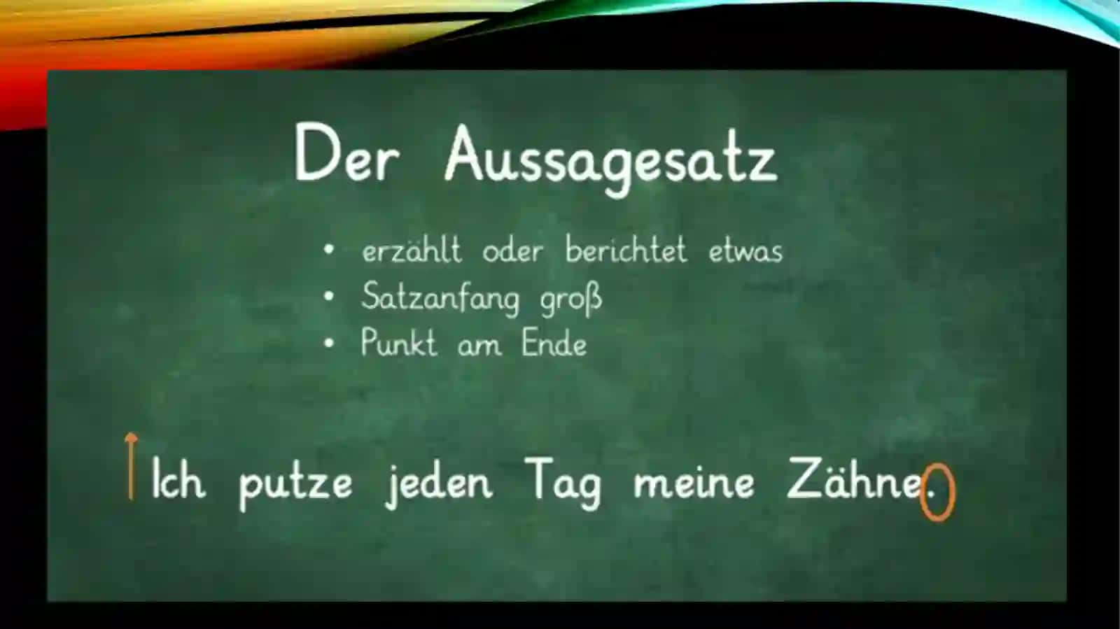 DIE AUSSAGESÄTZE 3