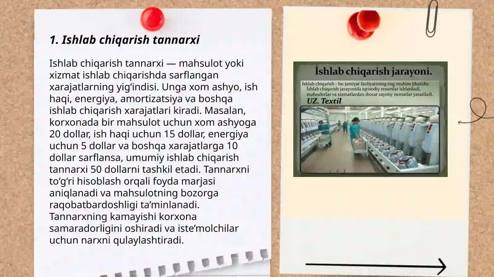 Ishlab chiqarish tannarxi 3