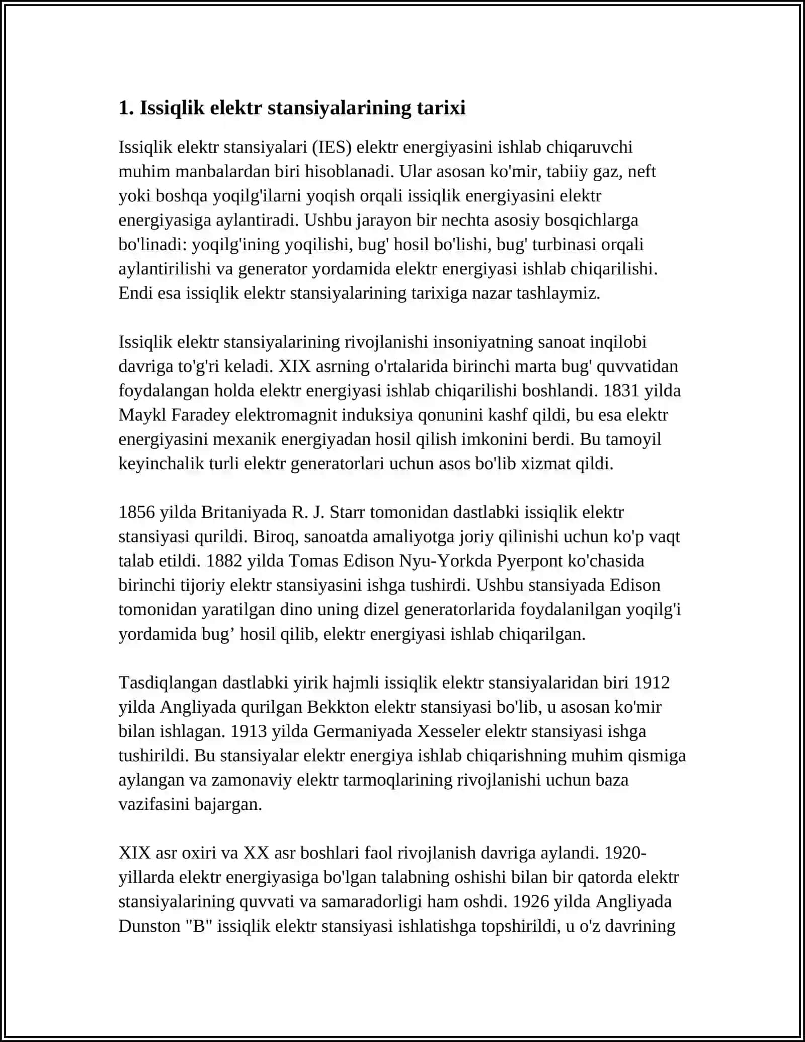 Issiqlik Elektr Stansiyalari 3