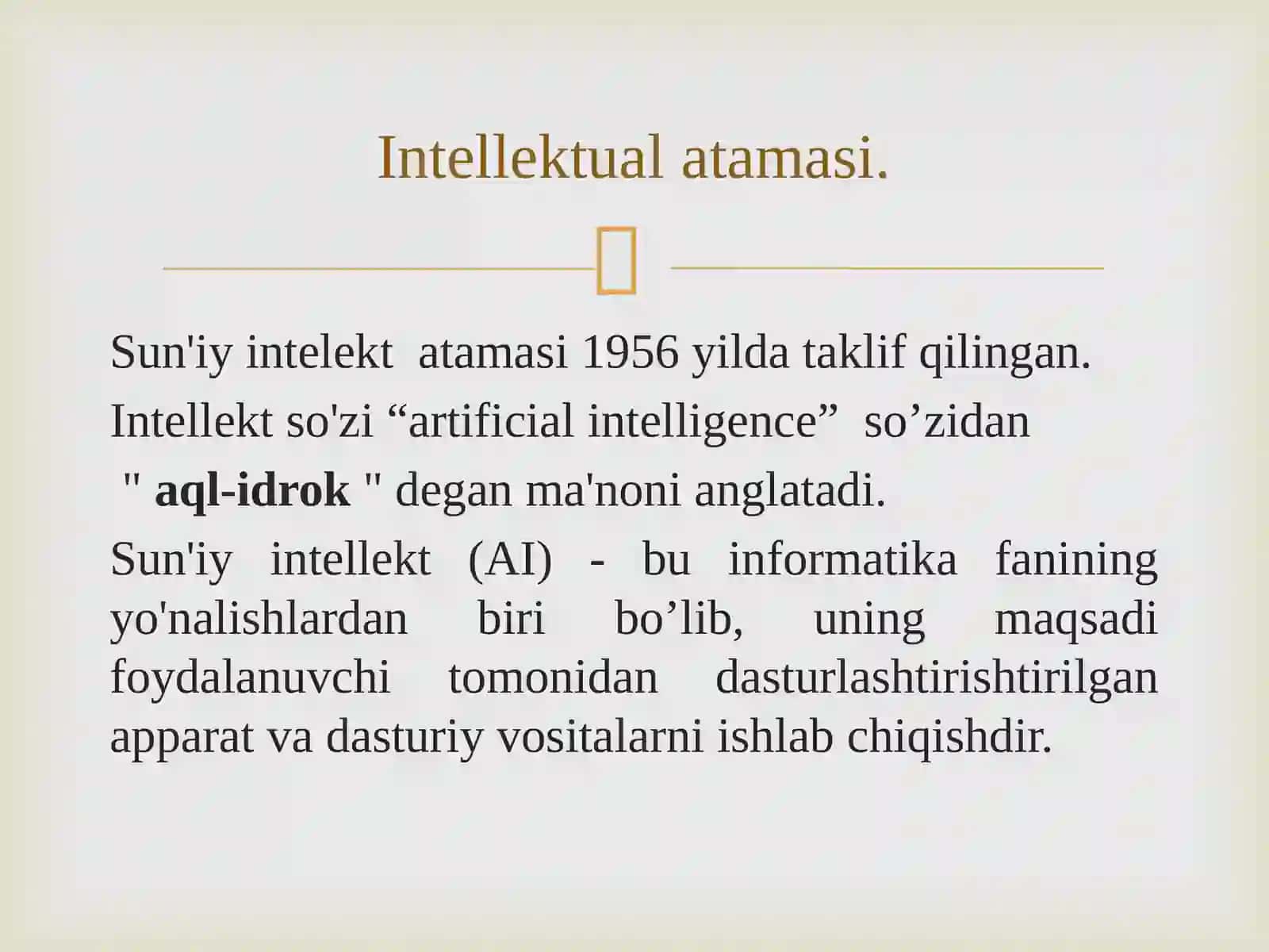 Ekspert tizimlari 3