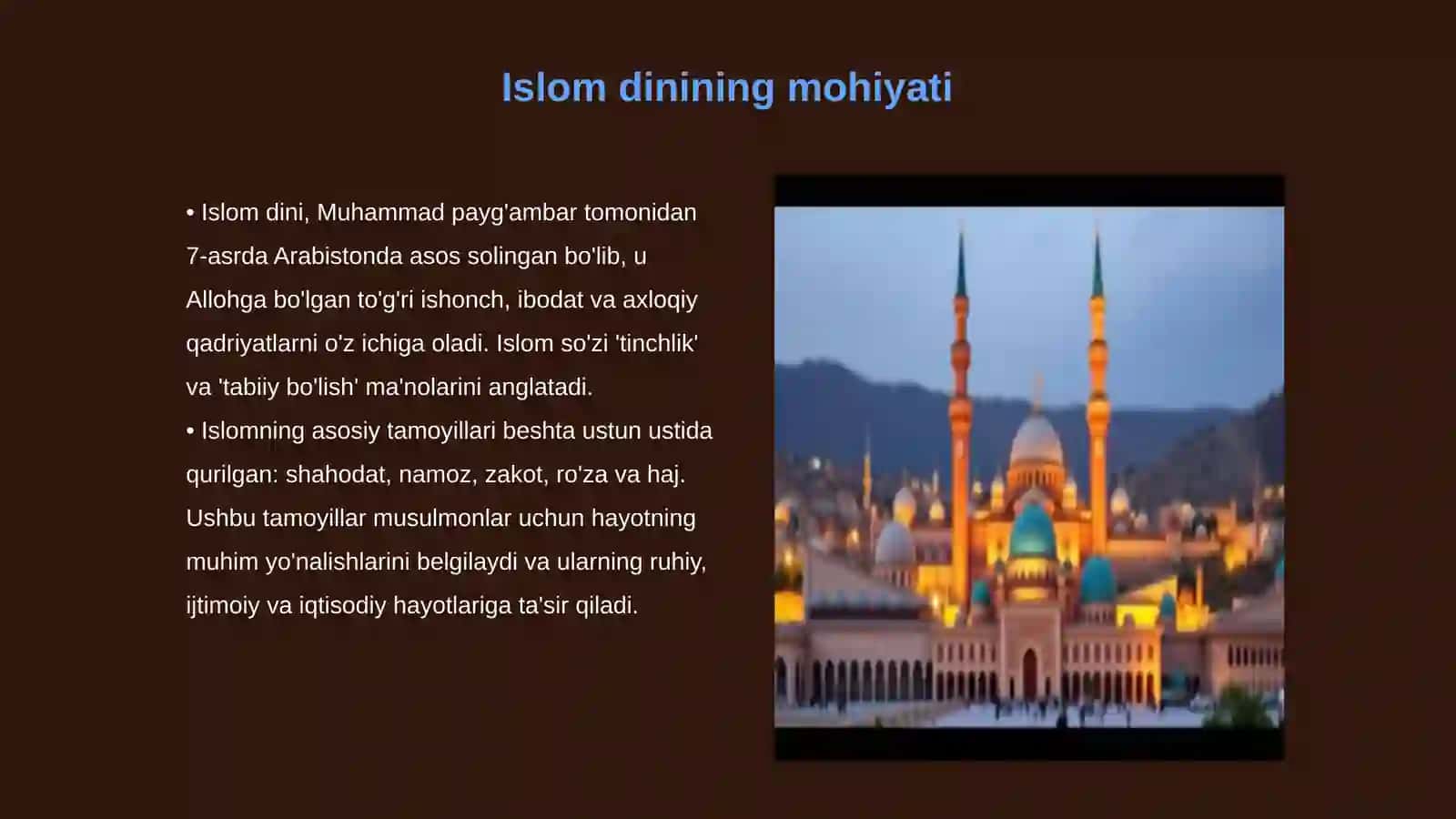 Islom dini manbalari 3