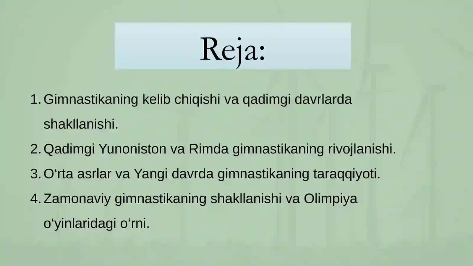 GIMNASTIKANING KELIB CHIQISHI VA RIVOJLANISH TARIXI 3